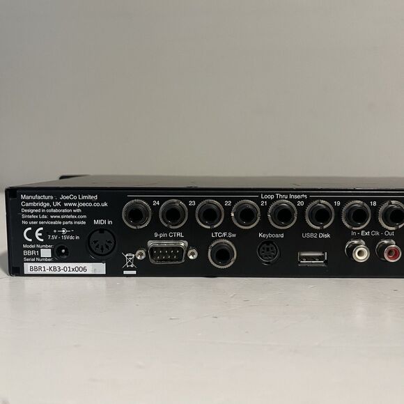 JoeCo BBR1 BLACKBOX RECORDER - Multi-Track Recorder Untested - Picture 12 of 13